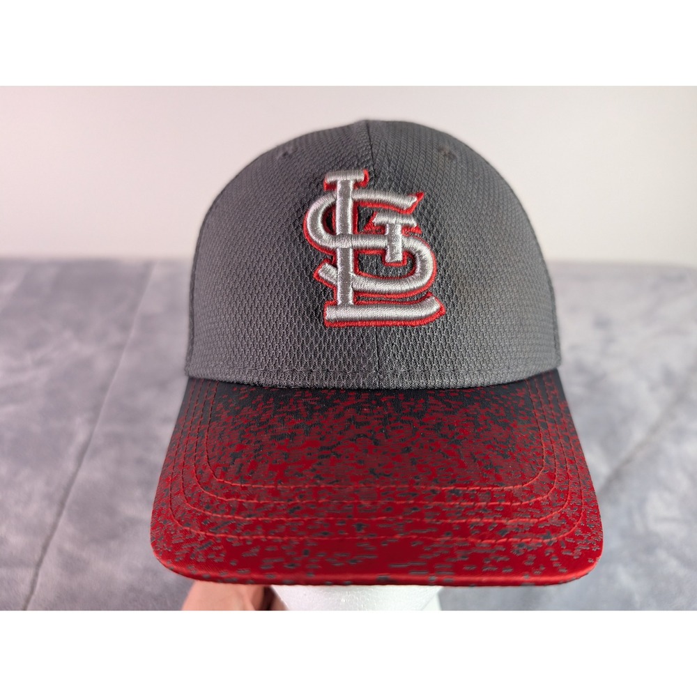 New Era 39THIRTY St. Louis Cardinals Hat Youth Gray Red MLB Baseball Cap
